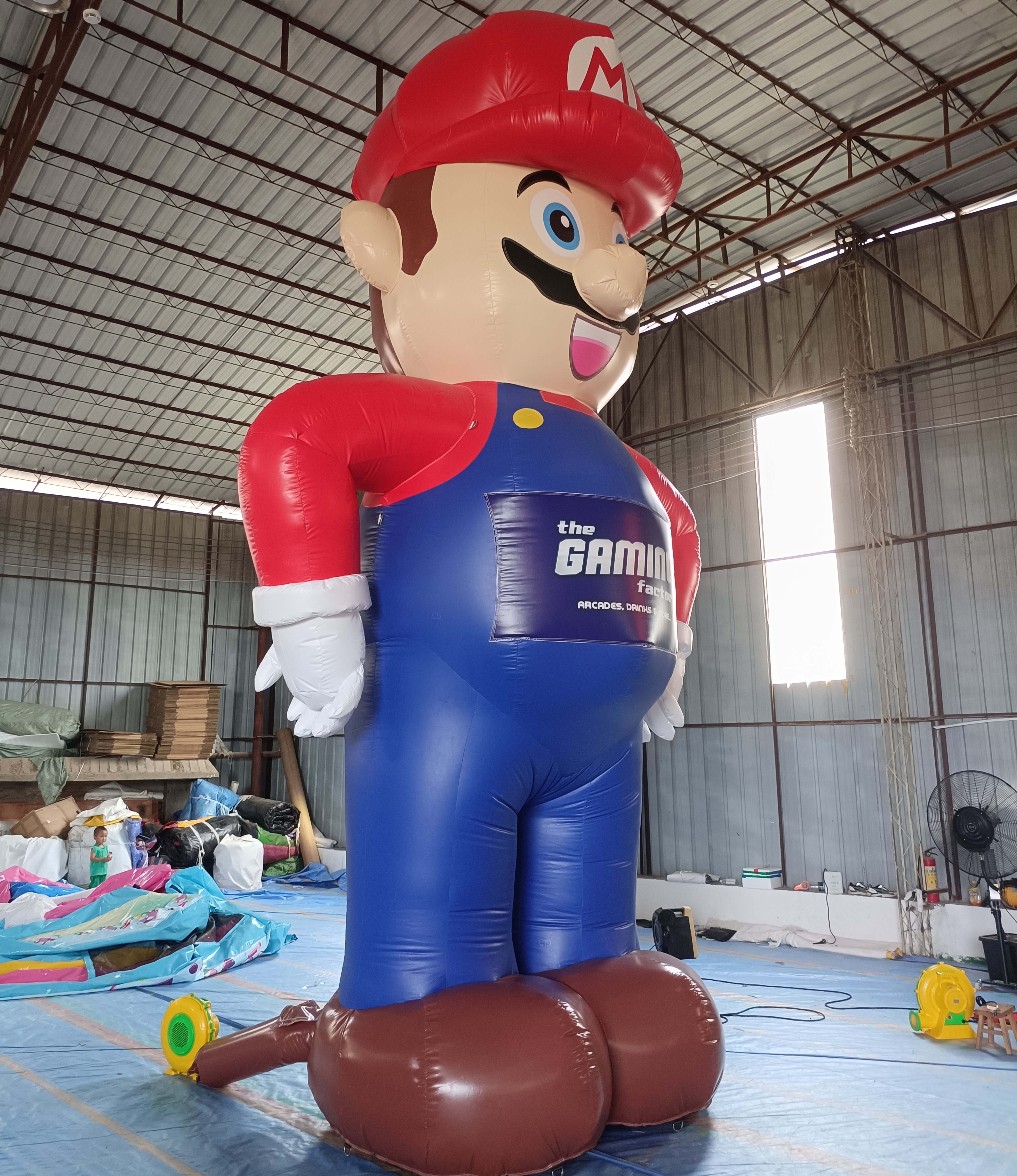 Giant 6m H Inflatable Super Mario Cartoon | Bring Mario to Life
