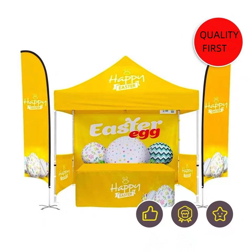 Outdoor advertising tent with customized logo for events and exhibitions